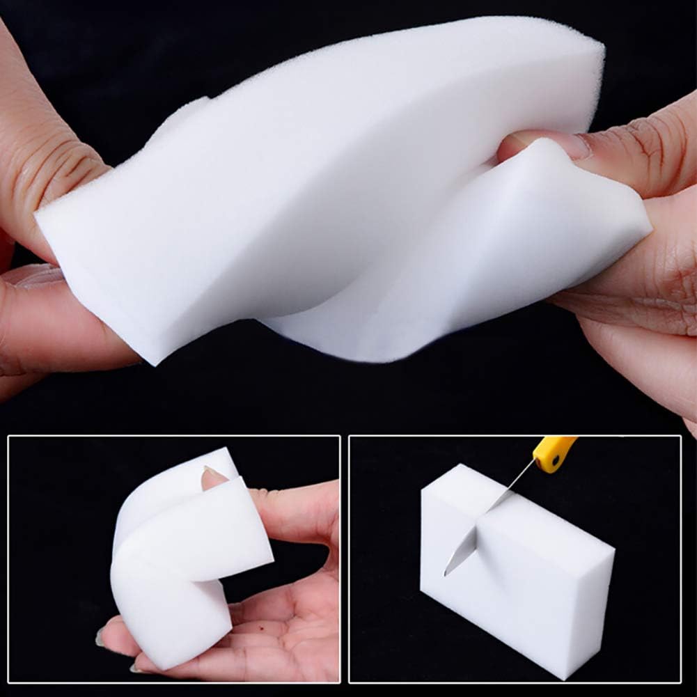 Magic Sponge Eraser | 100 Pack Extra Thick Melamine Cleaning Sponges - Multi-Surface Power Scrubber