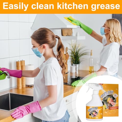All-Purpose Kitchen Oil Stain Remover Spray - 16.9 Fl Oz Heavy Duty Cleaner