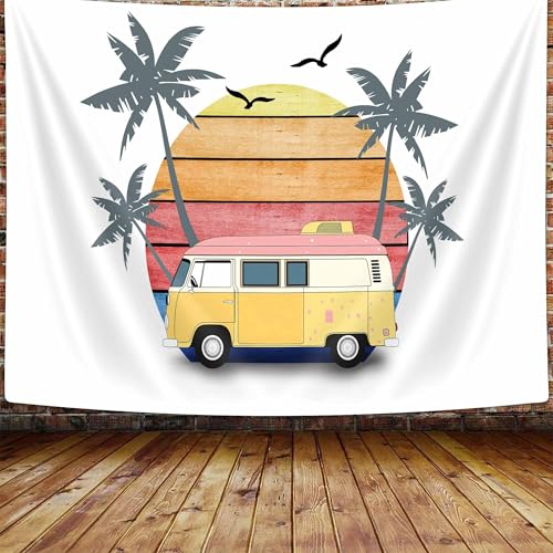 JAWO North Carolina Retro Wall Tapestry for College Dorm & Room Decor