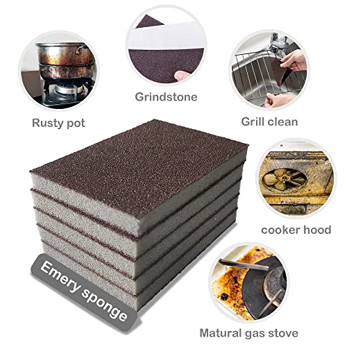 Krisler Nano Emery Carborundum Cleaning Sponges - 0.4 Inch, 8 Pack