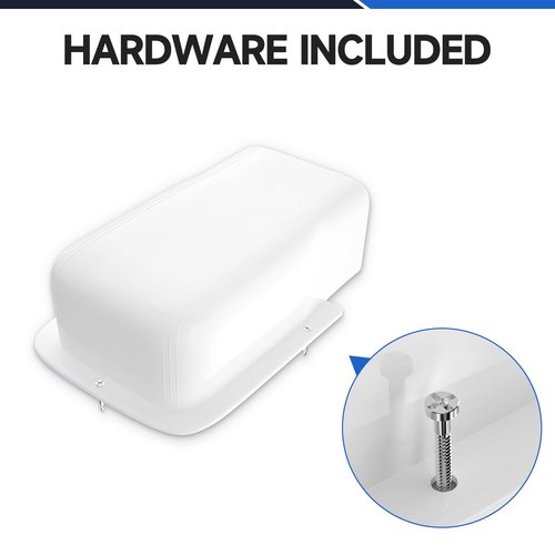 4'' Width Entry Wall Cover, Mini-Split Line Set Cover Accessories for Mini Split AC & Central AC, White