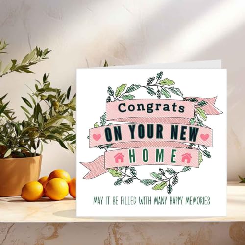 Happy New Home Card - Housewarming Greeting Card