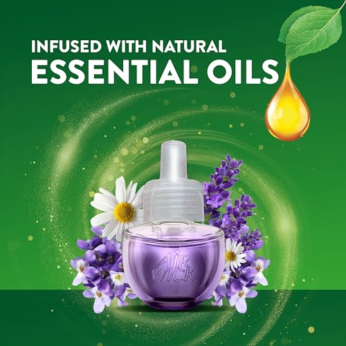 Air Wick Lavender & Chamomile Scented Oil Refill 0.67 Fl Oz (Pack of 2)