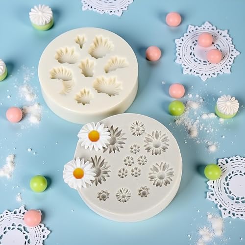 Daisy Flower Silicone Mold for Cake Decorating & Candy Making