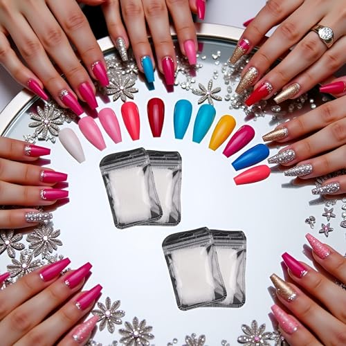Fiberglass Nail Extension & Repair Kit with Shape Clips (40Pcs)