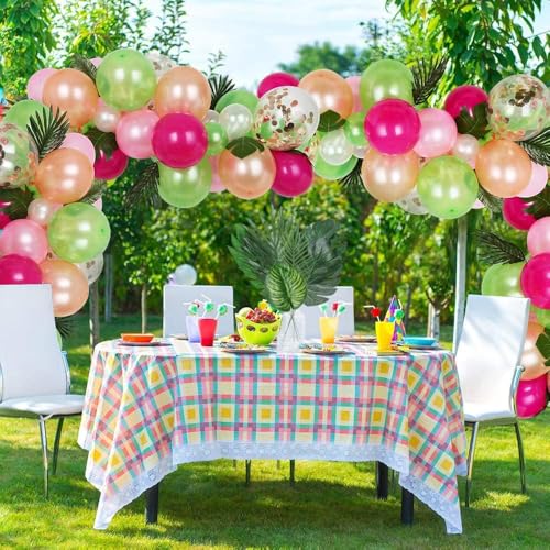 50pcs Green Artificial Tropical Palm Leaves for Party Decor