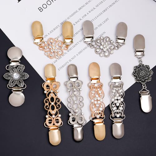 8-Pack Cinch Clips for Women's Dresses, Sweaters & Cardigans