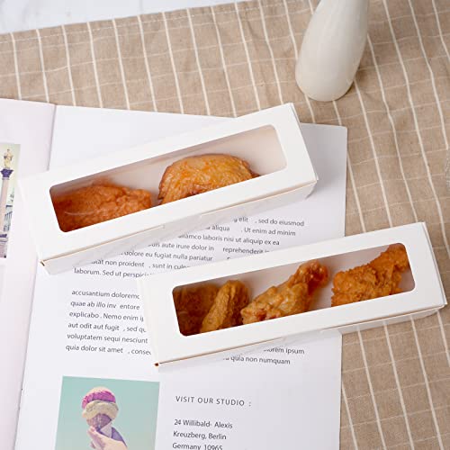 28 Pack Macaron Boxes with Clear Window - Bakery Packaging