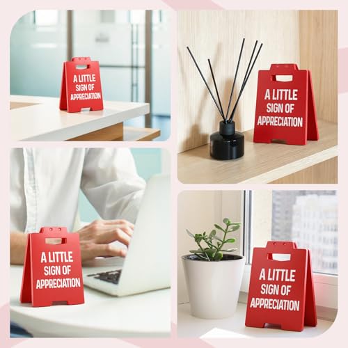 Thank You Appreciation Sign for Coworkers & Employees | Compact A-Frame Decor
