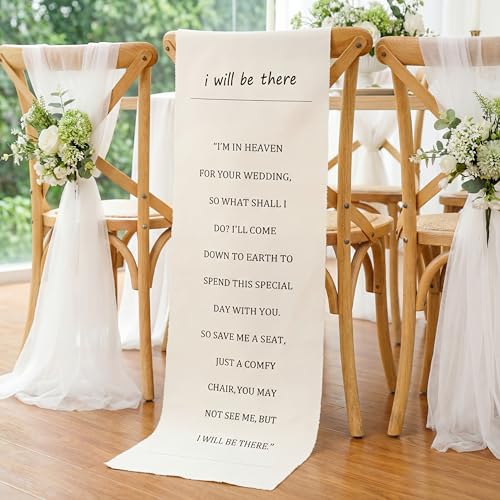 Personalized Wedding Memorial Sign - In Loving Memory Reserve Seat 15x50
