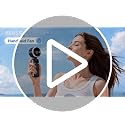 Lacolain 5-Speed Handheld Turbo Fan, 4000mAh USB-C Rechargeable Mini Fan - Black
