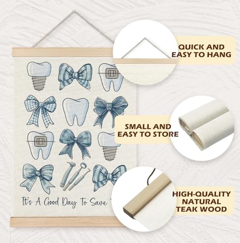 Dentist Wall Art Poster 12x16 Inch Dental Hygienist Office Decor