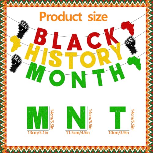 Black History Month Banner African American Party Decorations Backdrop