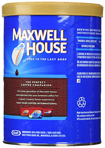 Maxwell House 100% Colombian Medium Roast Ground Coffee, 10.5oz (Pack of 3)