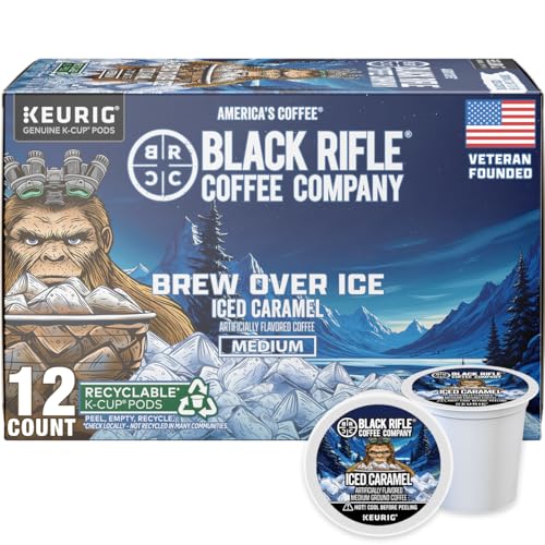 Black Rifle Coffee Iced Caramel Medium Roast K-Cup Pods - 100% Arabica