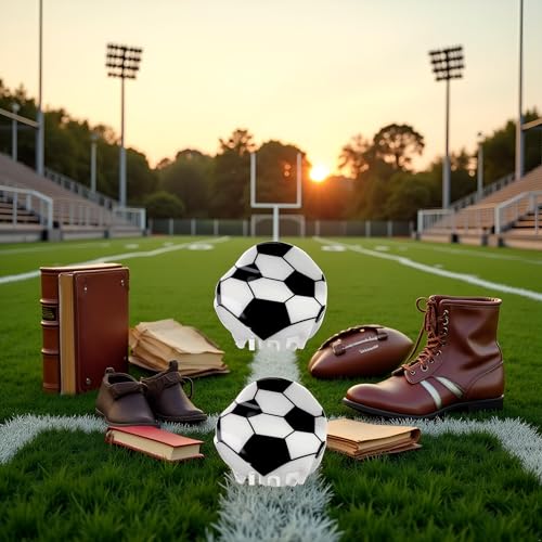 Football Hair Clip 2-Piece Set Non-Slip Sports Hair Barrettes