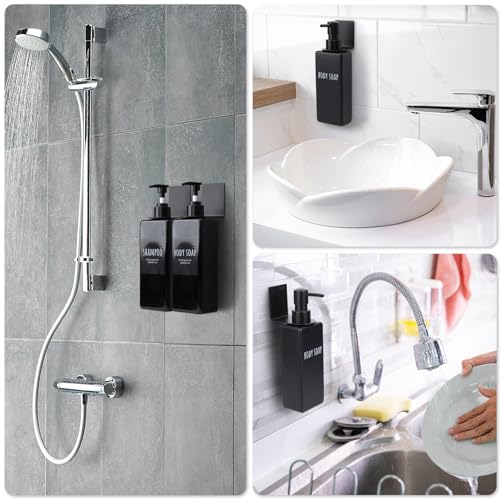 Segbeauty Stainless Steel Wall Mount Bottle Holder - 3 Pcs, 1.3in Diameter