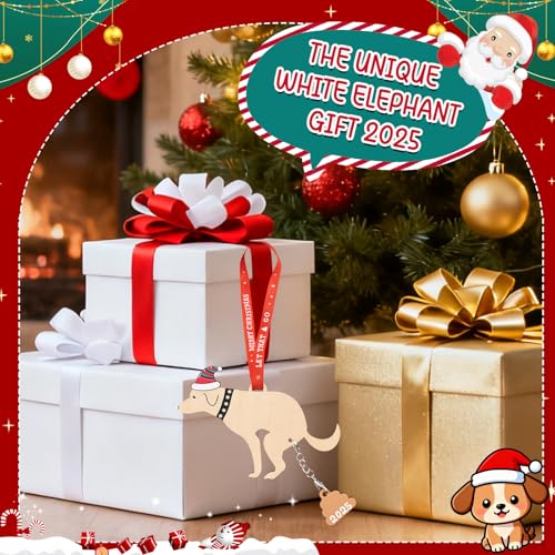 Funny 2025 Dog Ornament - Hilarious Gag Gift for Christmas