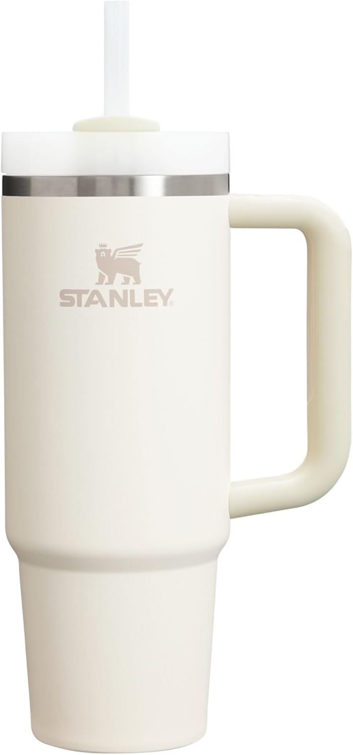 STANLEY Quencher H2.0 Tumbler - 30 oz Insulated Stainless Steel Cup with Handle & Straw | Cream 2.0 | Pack of 4