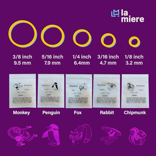 Orthodontic Elastics Dental Rubber Bands 3/16 Inch Heavy 6.5 Oz 100 Pack