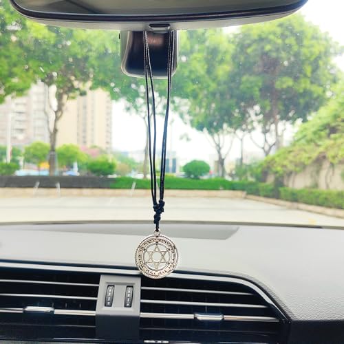 Star of David Car Mirror Pendant - Retro Hanging Ornament