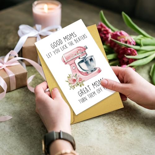 Funny Mother's Day Card for Baking Lovers - Premium Quality Humor