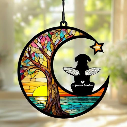 Personalized Dog Memorial Suncatcher - DIY Pet Loss Sympathy Gift