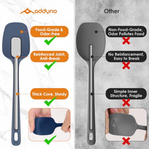 5-Piece Silicone Spatula Set - Heat Resistant, BPA-Free & Dishwasher Safe