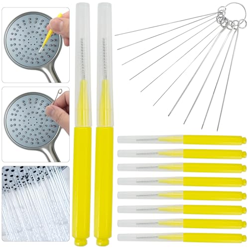 Shower Head Cleaning Tool Set - 20 Stainless Steel Brushes & Needles