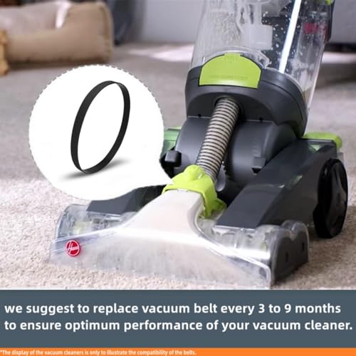 Hoover Carpet Cleaner Belt Replacement Pack for FH51000 Series - Durable Rubber Drive Belts