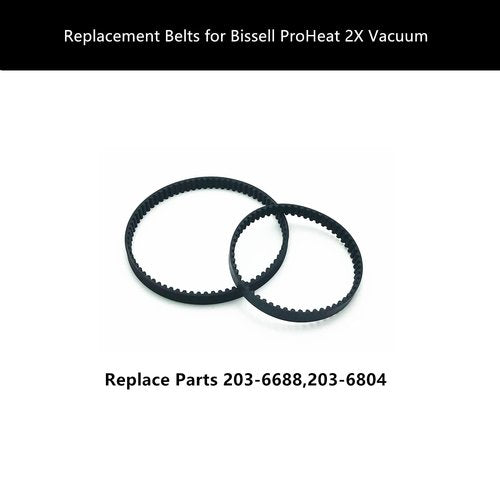 CPAI Replacement Belts for Bissell ProHeat 2X Vacuum,Compatible with Models 1383R,1383,9200,9300,9400,9500,8920,89203,8920V,47A21,66Q4,66Q42,Series (4 Belt)