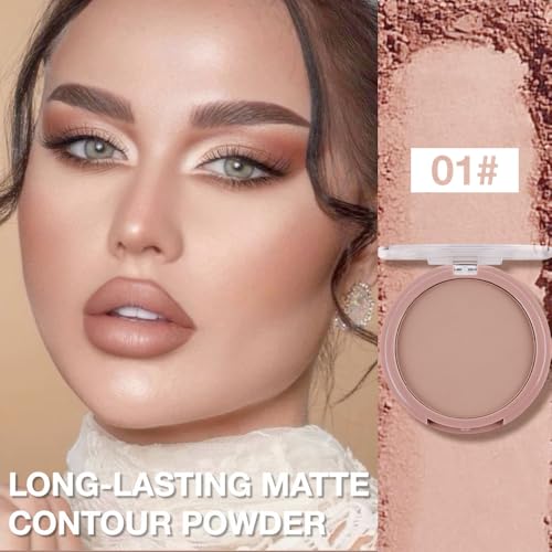 HHLTOH Matte Warm Brown Cream Contour Palette, Blendable Face Makeup
