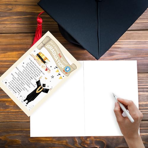 Funny Graduation Card for Son 2026 with Envelope