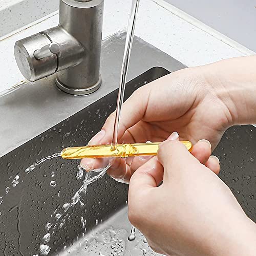 50PCS Gold Acrylic Popsicle Sticks Reusable Cake Pop Sticks for DIY Treats