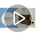 Queen Microfiber Ruffle Pillow Shams Set of 2 - Baby Pink