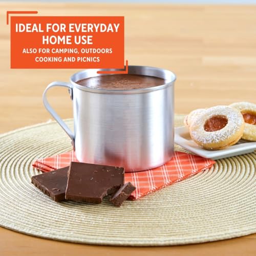 IMUSA Aluminum Camping Mug - 0.7 Quart Stovetop Safe