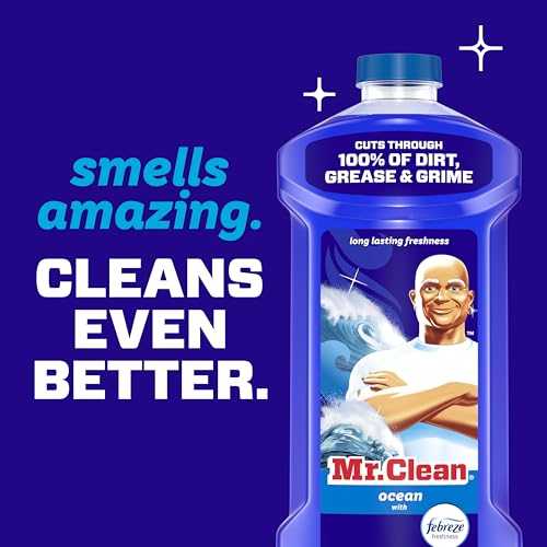 Mr. Clean All Purpose Multi-Surface Cleaner & Floor Soap, Ocean Scent, 41oz