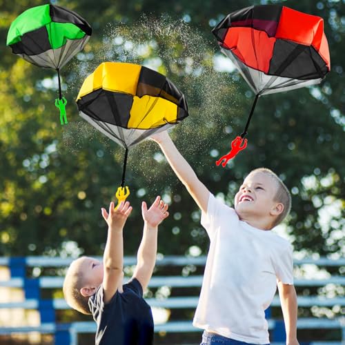 10 Pack Tangle-Free Parachute Toys for Kids - Indoor & Outdoor Fun