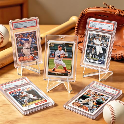 35 Pack Acrylic Card Stands for Trading Cards & Collectibles