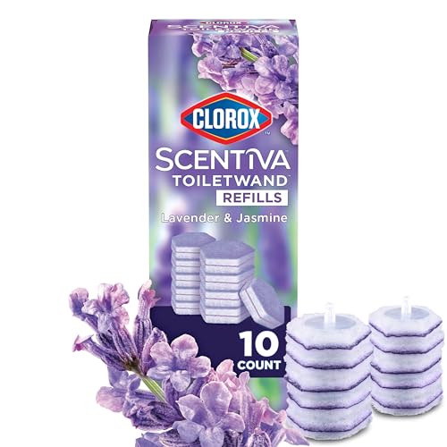 Clorox Scentiva ToiletWand Refills - Lavender & Jasmine, 10 Count