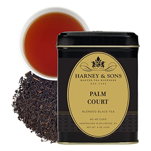 Harney & Sons Palm Court Black Tea Blend Tin - 4 oz Loose Leaf