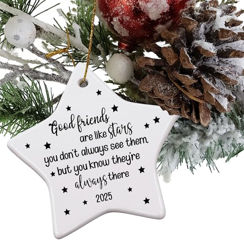 Brevnex Best Friend Ceramic Christmas Ornament Keepsake Gift