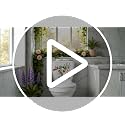 Bathroom Floral Wall Stickers with Hummingbirds & Butterflies - Waterproof & Removable Toilet Seat Decals