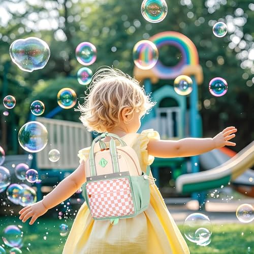 Toddler Girls Backpack with Ergonomic Straps for Daycare