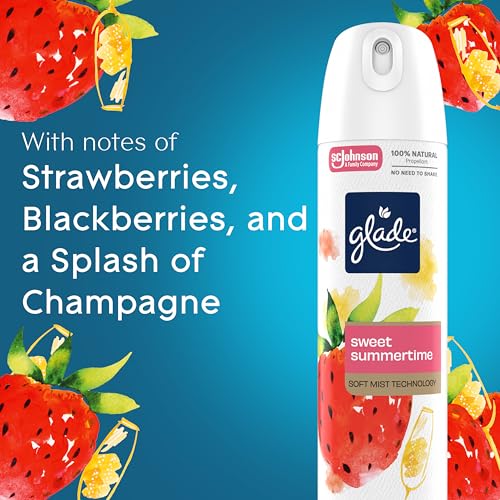 Glade Sweet Summertime Air Freshener Spray - 7.3 Oz, 6 Count