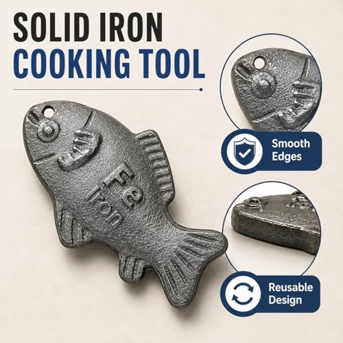 Iron Fish Cooking Tool - 2-Pack Reusable Iron Supplement