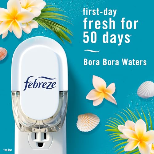 Febreze Fade Defy Plug Air Freshener Refill - Bora Bora Scent (3 Pack)