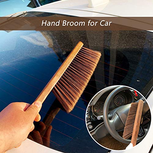 Soft Bristle Hand Broom Cleaning Brush with Wooden Handle
