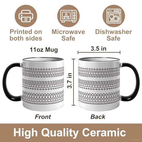 Hidden Message 11oz Ceramic Coffee Mug - Funny Gift for Coworkers