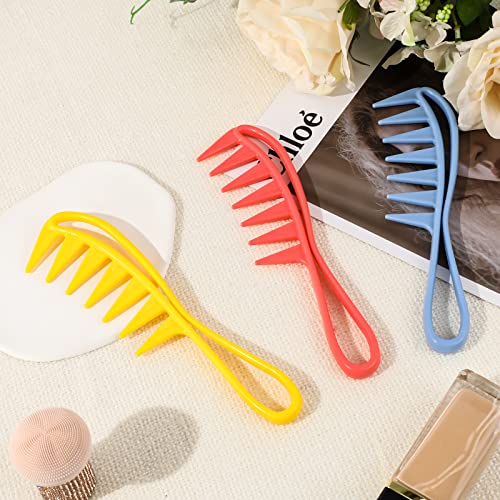 Sliverdew 3-Piece Wide Tooth Hair Comb Set for Curly and Wet Hair